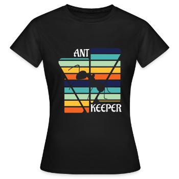 Entomologiste des fourmis fourmis fourmis - T-shirt Femme - noir - Devant - AI Model Female 172 dark (172cm)