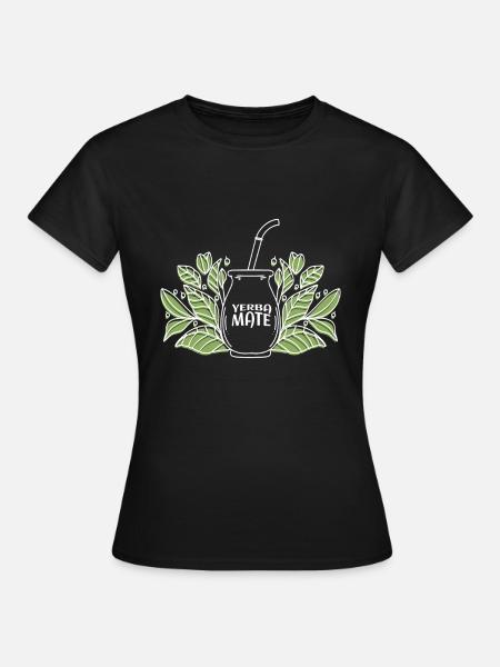 Yerba Mate Tee Trinker - Frauen T-Shirt - Schwarz