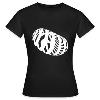 Optical Illusion Illusion Perception - Women's T-Shirt - black - Front - AI Model Female 172 dark (172cm)