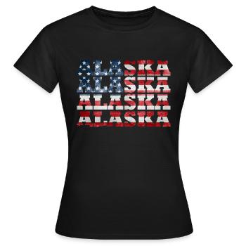 Alaska - Women's T-Shirt - black - Front - AI Model Female 172 dark (172cm)