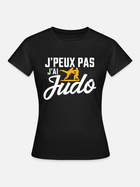 J'Peux Pas j'ai Judo - T-shirt dam - svart