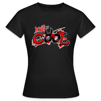 drôle disant pour hommes et femmes - Krampus GAG - T-shirt Femme - noir - Devant - AI Model Female 172 dark (172cm)