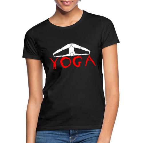 yoga yogi sport bianco namaste amore pace hippie - Maglietta da donna