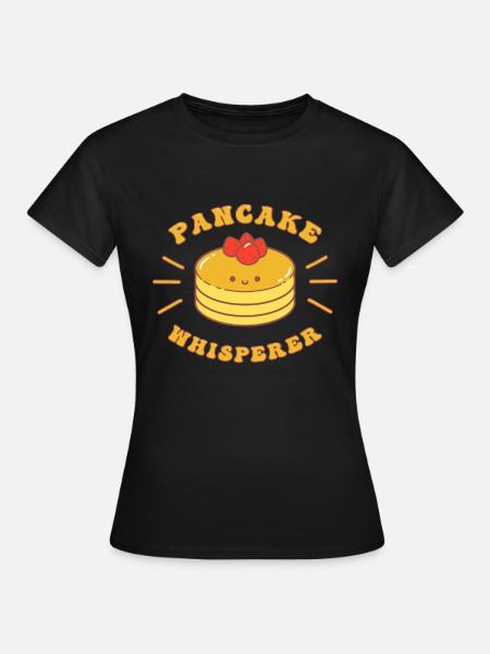 Pfannkuchen - Frauen T-Shirt - Schwarz