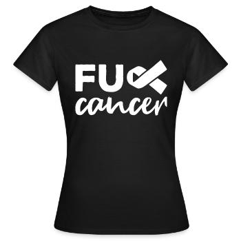 Cancer boucle cancer du sein - T-shirt Femme - noir - Devant - AI Model Female 172 dark (172cm)