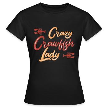Langusten Languste - Frauen T-Shirt - Schwarz - Vorne - AI Model Female 172 dark (172cm)