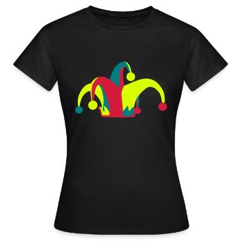 Jongleur - T-shirt Femme - noir - Devant - AI Model Female 172 dark (172cm)
