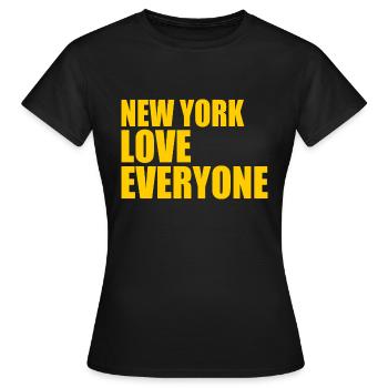 New York - T-shirt Femme - noir - Devant - AI Model Female 172 dark (172cm)