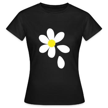 Daisy gift - Women's T-Shirt - black - Front - AI Model Female 172 dark (172cm)