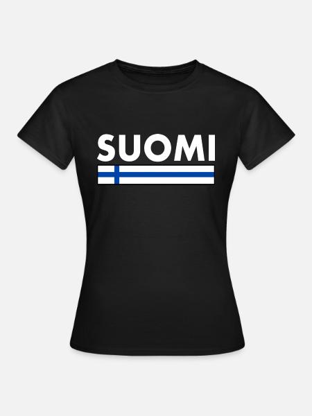 Suomi - Frauen T-Shirt - Schwarz