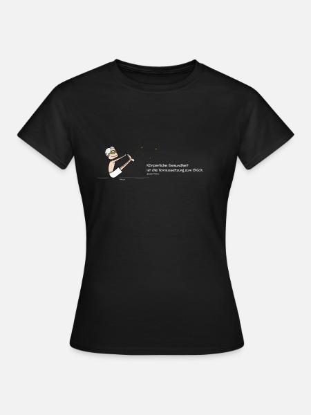 Körperliche Gesundheit - Frauen T-Shirt - Schwarz