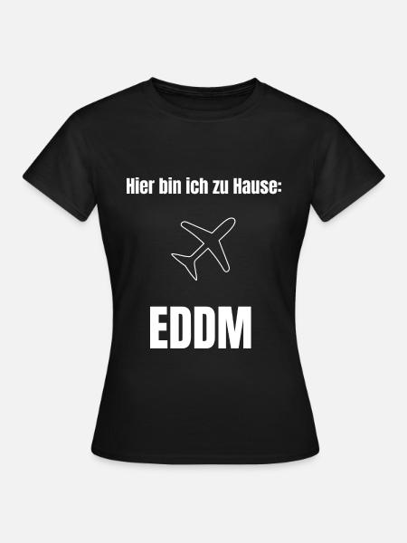 Flughafen München Pilot - Frauen T-Shirt - Schwarz