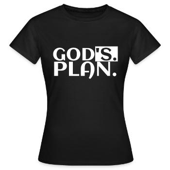 Plan de Dieu - Plan de Dieu | Chemise amusante - T-shirt Femme - noir - Devant - AI Model Female 172 dark (172cm)