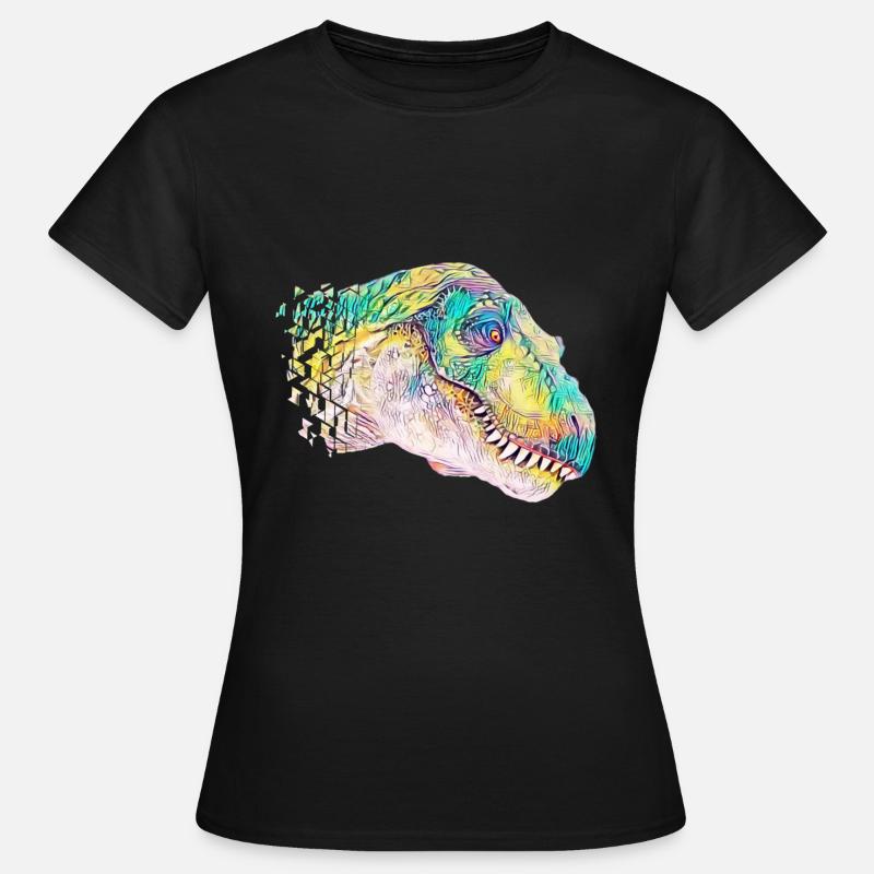 T-Rex - Frauen T-Shirt - Schwarz