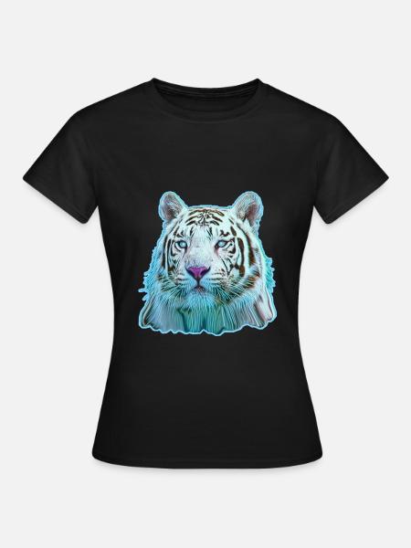 Tiger - Frauen T-Shirt - Schwarz