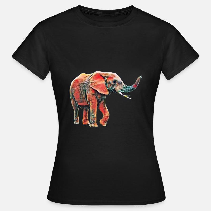 elephant - Women's T-Shirt - black