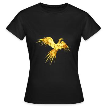 Phoenix - Women's T-Shirt - black - Front - AI Model Female 172 dark (172cm)