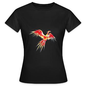 Phoenix - Women's T-Shirt - black - Front - AI Model Female 172 dark (172cm)