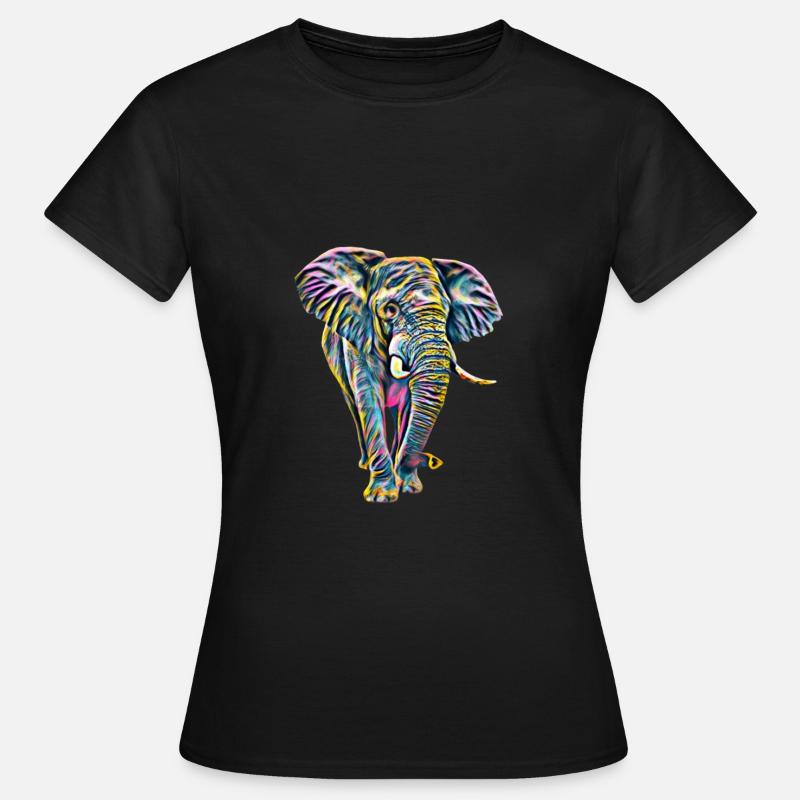 elephant - Women's T-Shirt - black