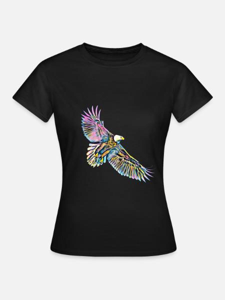 Adler - Frauen T-Shirt - Schwarz