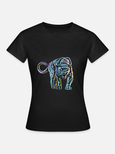 Panther - Frauen T-Shirt - Schwarz