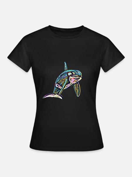 Orca - Frauen T-Shirt - Schwarz