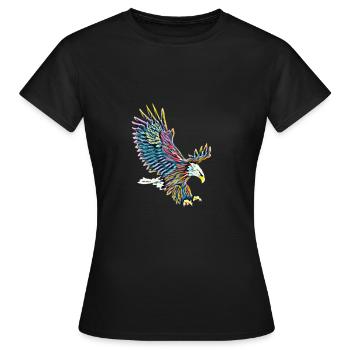 Aigle - T-shirt Femme - noir - Devant - AI Model Female 172 dark (172cm)