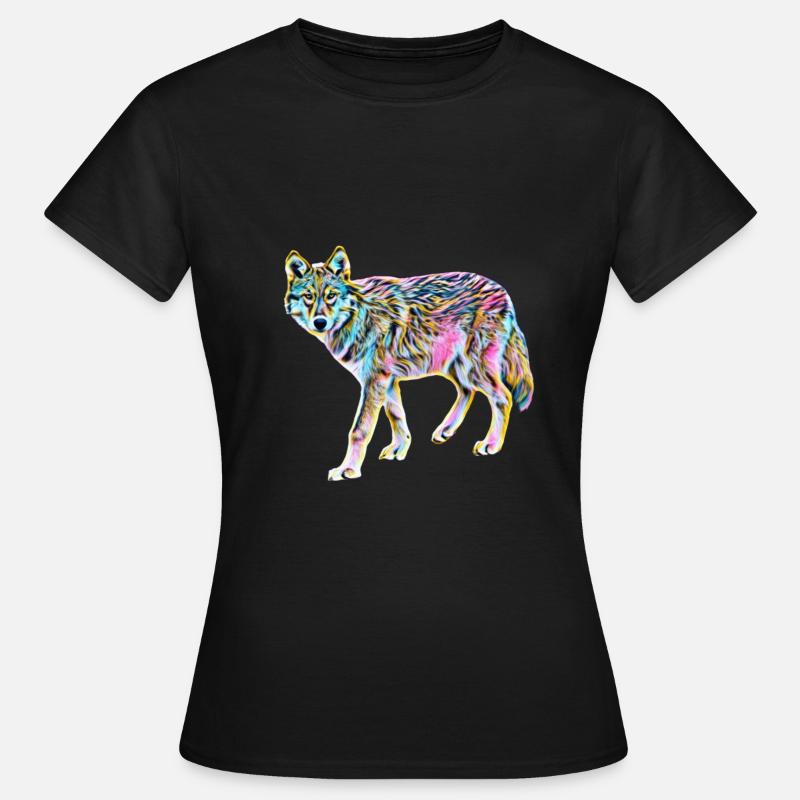 wolf - Women's T-Shirt - black