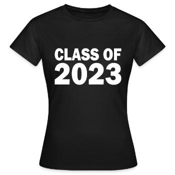 Class of 2023 - Women's T-Shirt - black - Front - AI Model Female 172 dark (172cm)