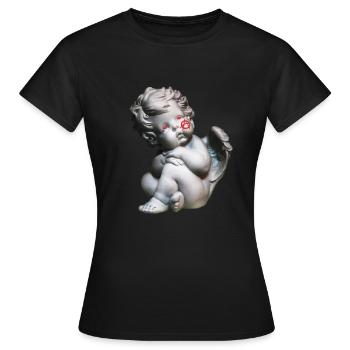 Baby-Anarchie - Anarchistisches Baby - Frauen T-Shirt - Schwarz - Vorne - AI Model Female 172 dark (172cm)