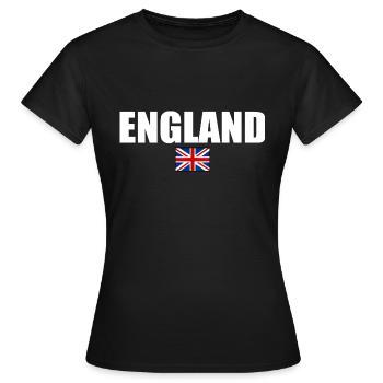angleterre - T-shirt Femme - noir - Devant - AI Model Female 172 dark (172cm)