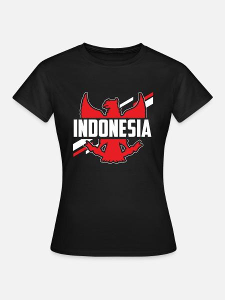 Indonesien - Frauen T-Shirt - Schwarz