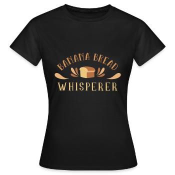 Cuisson du pain Boulangers Boulangers Cuisson du levain - T-shirt Femme - noir - Devant - AI Model Female 172 dark (172cm)