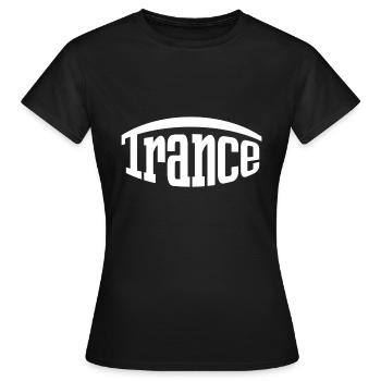 Trance Rave Raver - T-shirt Femme - noir - Devant - AI Model Female 172 dark (172cm)