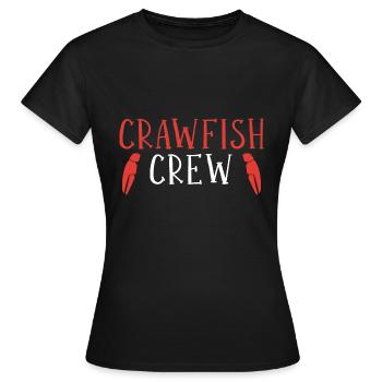 Langusten Languste - Frauen T-Shirt - Schwarz - Vorne - AI Model Female 172 dark (172cm)