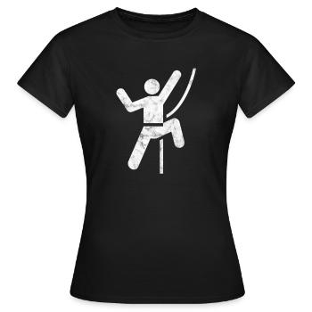 Grimpeur - T-shirt Femme - noir - Devant - AI Model Female 172 dark (172cm)