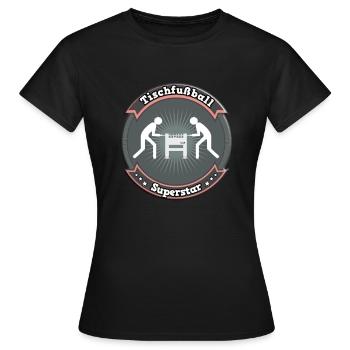 Baby-foot baby-foot kicker baby-foot kicker baby-foot - T-shirt Femme - noir - Devant - AI Model Female 172 dark (172cm)