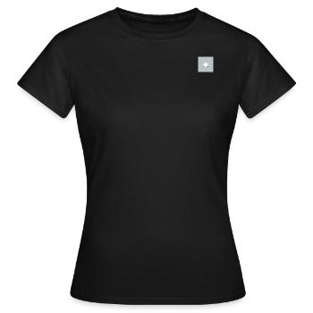 conscious grey - minimal und bewusst - Frauen T-Shirt - Schwarz - Vorne - AI Model Female 172 dark (172cm)