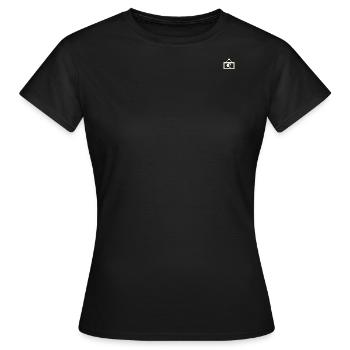 Der Man im Bild - Frauen T-Shirt - Schwarz - Vorne - AI Model Female 172 dark (172cm)