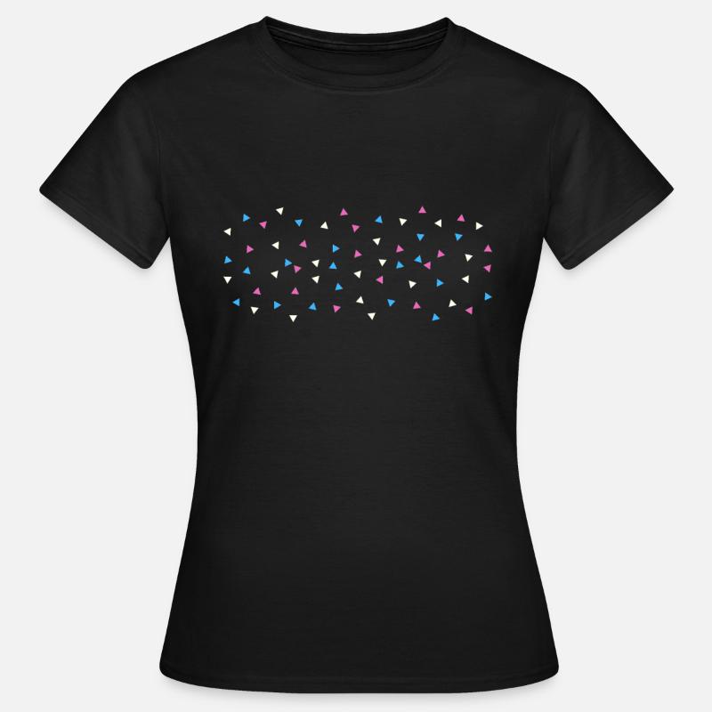 Trans Triangles - Women's T-Shirt - black
