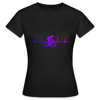 Vélo de route Cycliste de route Vélo de route Vélo de route - T-shirt Femme - noir - Devant - AI Model Female 172 dark (172cm)