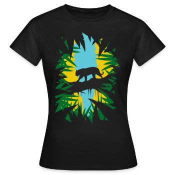 jungle - T-shirt Femme - noir - Devant - AI Model Female 172 dark (172cm)