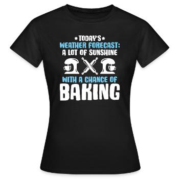 Boulanger Boulanger Boulanger Boulangerie Boulangerie Boulangerie - T-shirt Femme - noir - Devant - AI Model Female 172 dark (172cm)