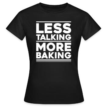 Boulanger Boulanger Boulanger Boulangerie Boulangerie Boulangerie - T-shirt Femme - noir - Devant - AI Model Female 172 dark (172cm)