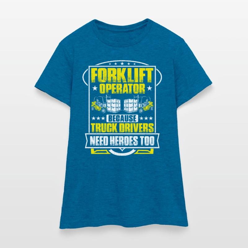 Staplerfahrer Gabelstaplerfahrer Forklift Operator Frauen T-Shirt