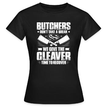 Boucherie boucherie boucherie boucherie boucherie - T-shirt Femme - noir - Devant - AI Model Female 172 dark (172cm)