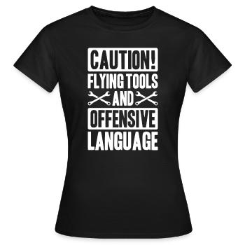 Mécanicien Mécanicien Mécanicien - T-shirt Femme - noir - Devant - AI Model Female 172 dark (172cm)