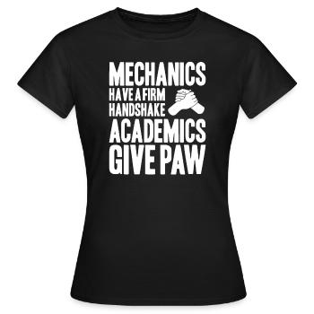 Mécanicien Mécanicien Mécanicien - T-shirt Femme - noir - Devant - AI Model Female 172 dark (172cm)