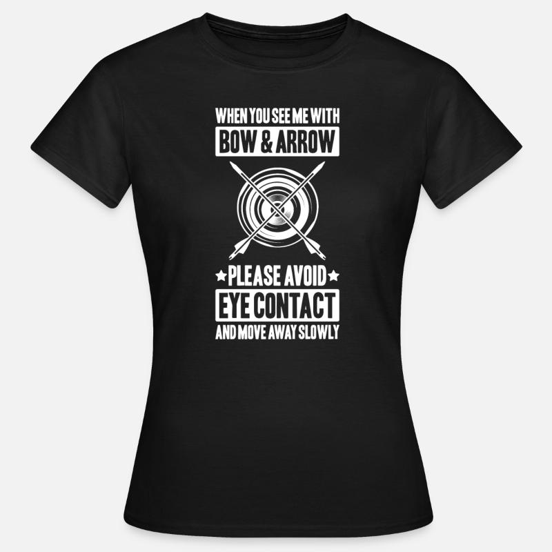 Bogenschütze Bogenschießen Bogen Archer Archery - Women's T-Shirt - black