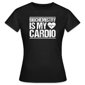 Biochemiker Biochimie Biochimie Biochimiste - T-shirt Femme - noir - Devant - AI Model Female 172 dark (172cm)